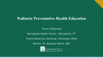 Pediatric Preventative Health Education by Trevor AR McDonald