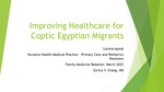 Improving Healthcare for Coptic Egyptian Migrants by Lorena Ayoub