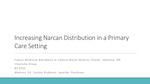 Increasing Narcan Distribution in a Primary Care Setting by Charlotte Evans