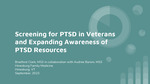 Screening for PTSD in Veterans and Expanding Awareness of PTSD Resources by Bradford R. Clark and Audree S. Baroni
