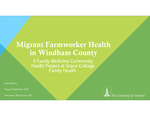 Migrant Farmworker Health in Windham County by Shea A. Bellino