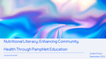 Nutritional Literacy: Enhancing Community Health Through Pamphlet Education