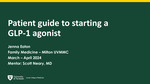 Patient guide to starting a GLP-1 agonist