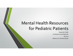 Mental Health Resources for Pediatric Patients