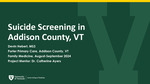 Suicide Screening in Addison County, VT