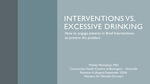 Interventions vs. Excessive Drinking