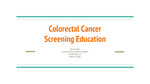 Patient Education: Colorectal Cancer Screening