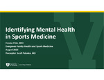 Identifying Mental Health in Sports Medicine by Cassandra Chin