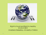 Does the Human Right to Food Include an Implicit Right to a Healthy Environment?