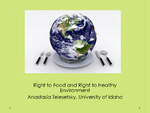 Does the Human Right to Food Include an Implicit Right to a Healthy Environment? by Anastasia Telesetsky
